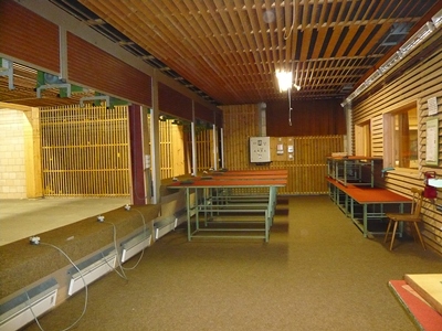 Schießstand Innenansicht